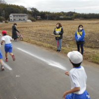 文間小学校持久走記録会（１２月９日）