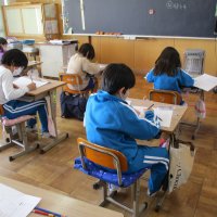 ３学期の様子　３年生の復習