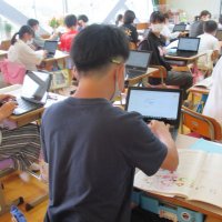 １学期の様子　朝食を作ろう（６年家庭科）