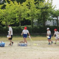 障害物競走の練習（５・６年）