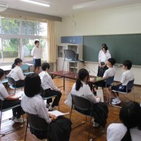 生徒会役員立会演説会